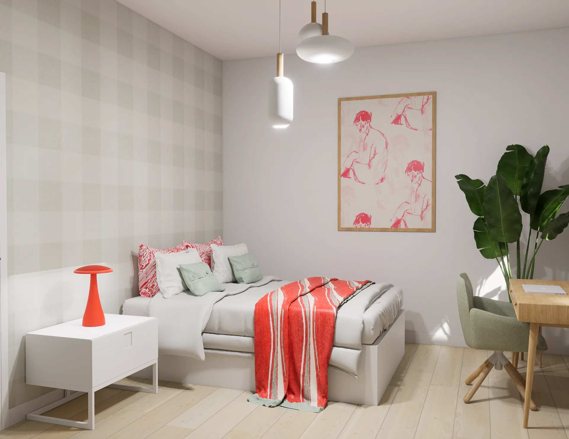 Habitación de alojamiento